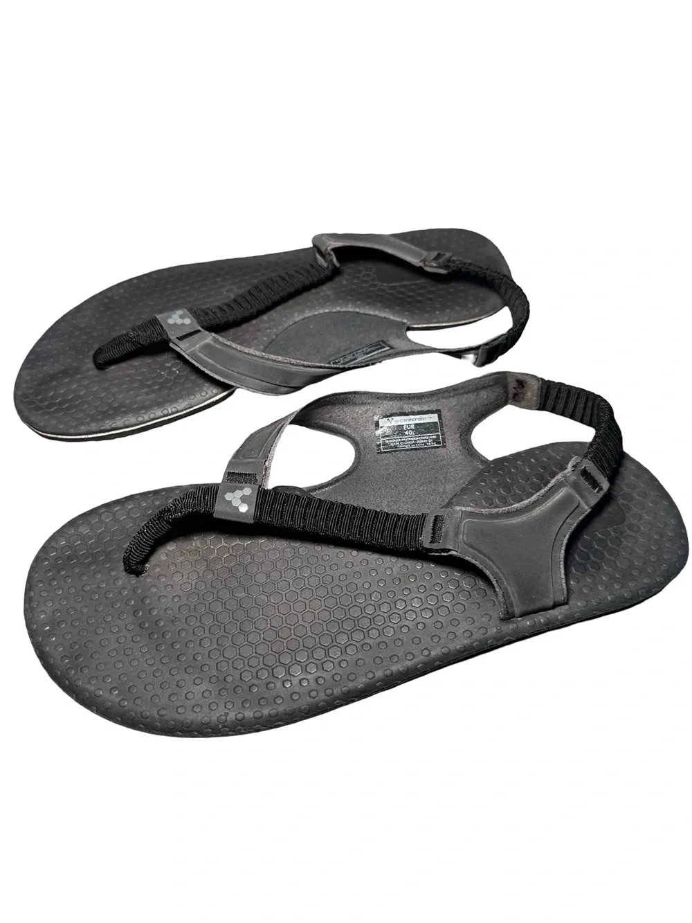 VIVO BAREFOOT Black Sandal Size 9 US / 40 Running Walking Comfort Summer Travel